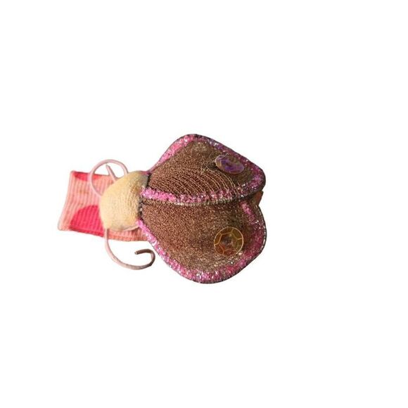 3 bows, 3". Purple polka-dot, lady bug and pink polka-dot - Picture 4 of 5